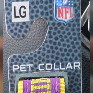 NFL Pet Collar in Purple and Gold